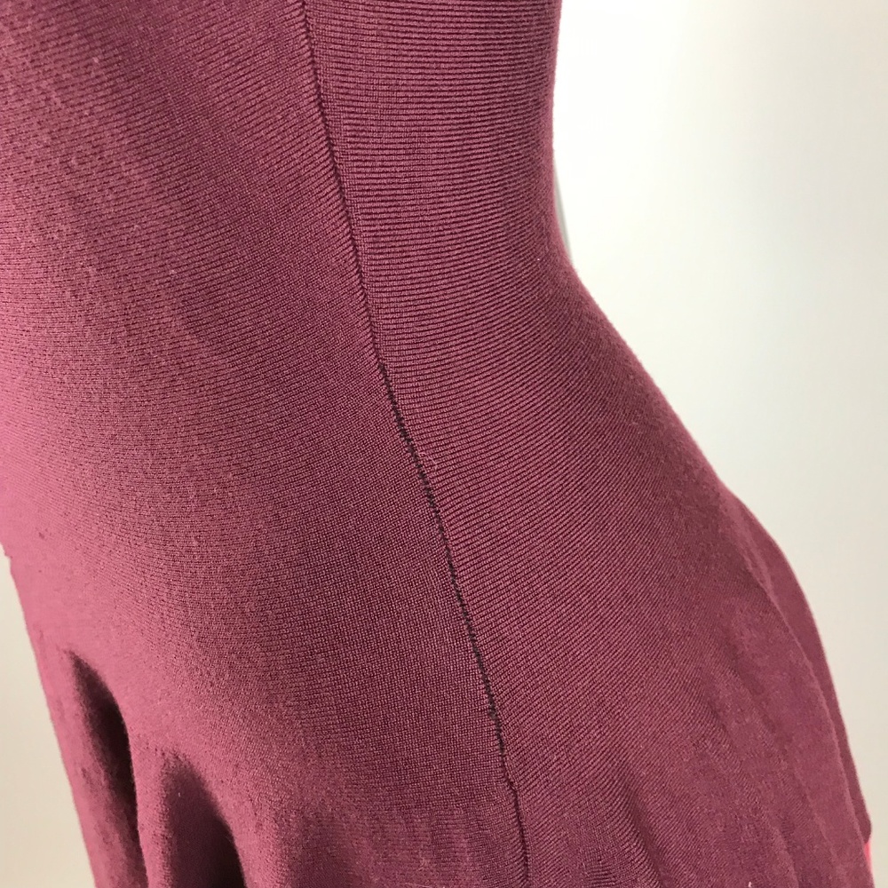 Alexander McQueen Wool Colorblock A Line Dress M - Picture 4 of 8